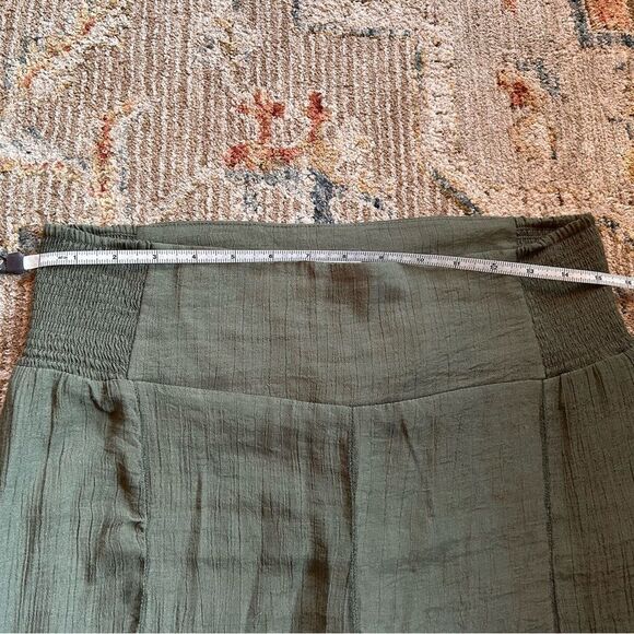 Nanette Lepore Olive Green Wide-Leg Pants - Picture 4 of 6